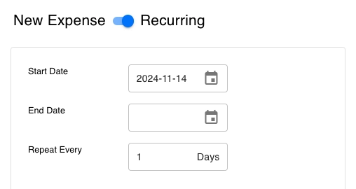 Handle Recurring Spend Without Re-Entry