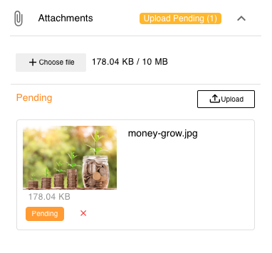 Attach Supporting Files To The Quote