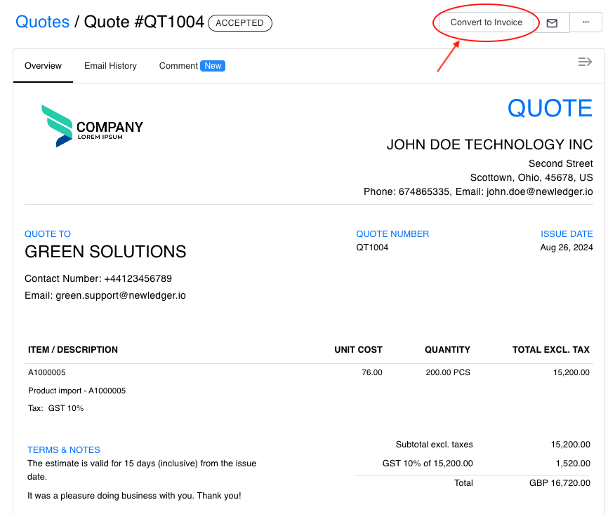 Move From Quote To Billing More Smoothly