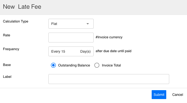 Late Fee Rules