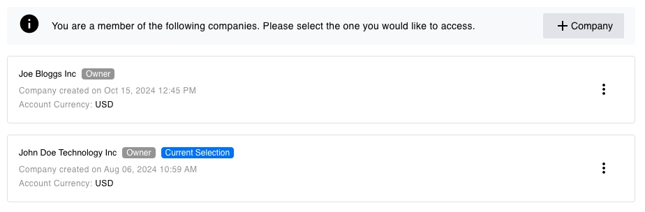 Multi-Entity Support