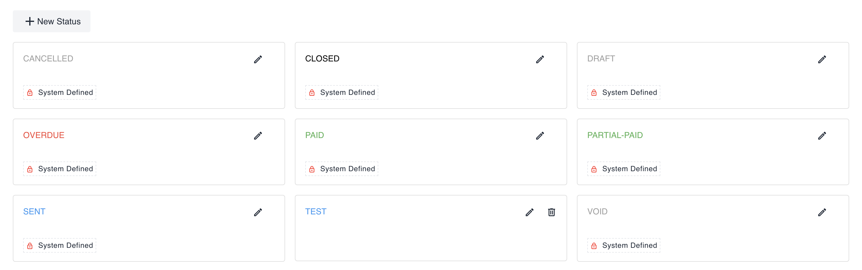 Invoice Status Invoice Status